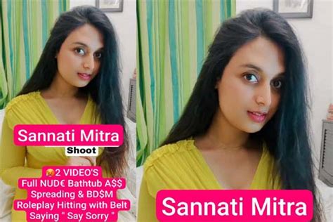 sannati mitra porn video|Insta slut Sannati Mitra bathtub nude show